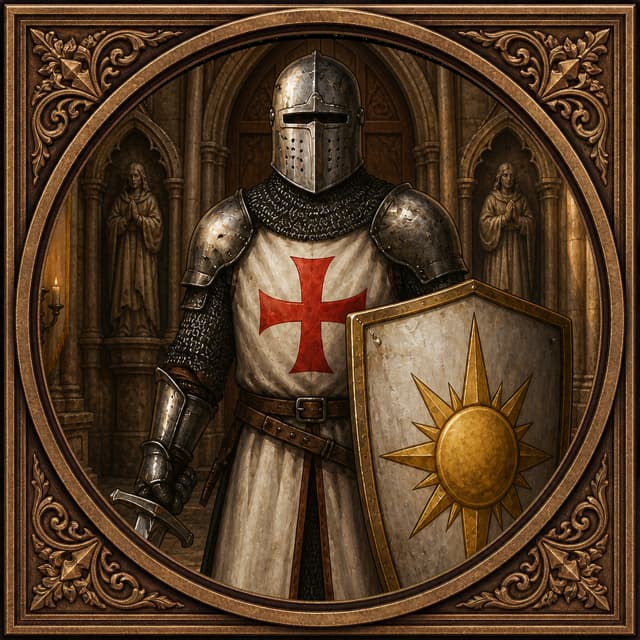 Crusader karakter çizimi