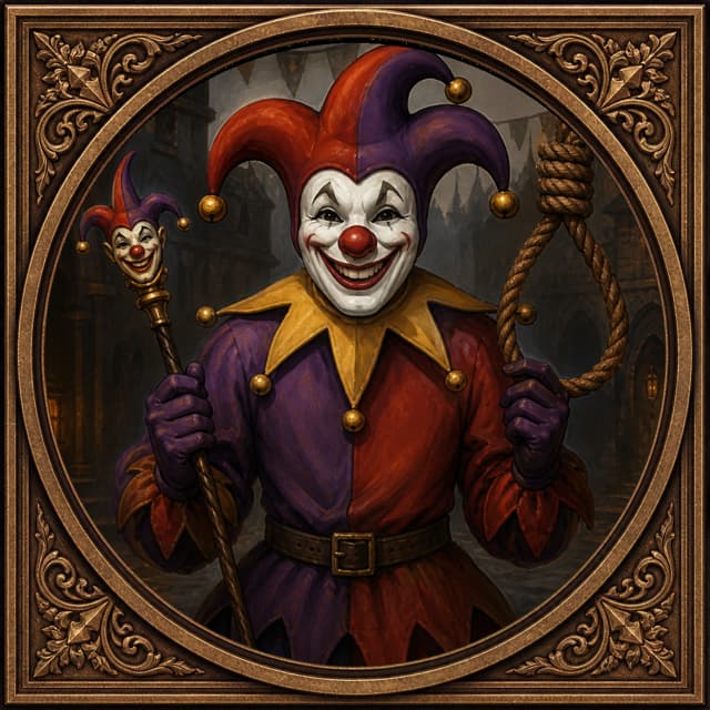 Jester karakter çizimi